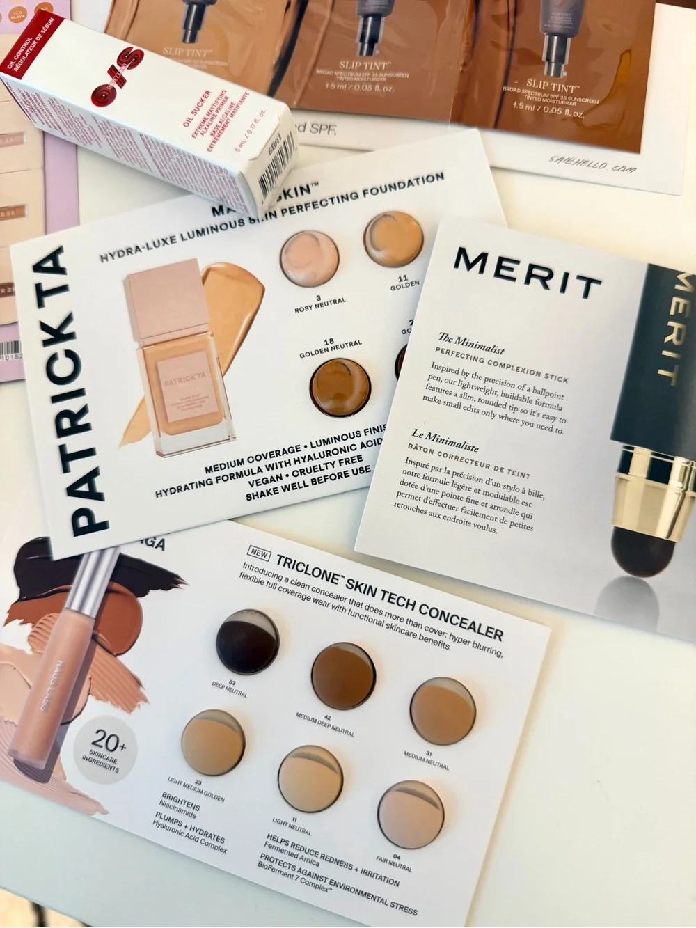 11 pc High End Foundation Samples